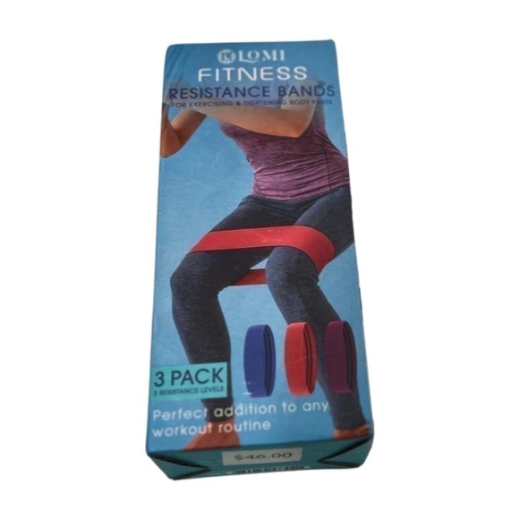 Lomi Fitness Resistance Bands workout Exercising &Tightening Body Parts workout - Picture 11 of 11